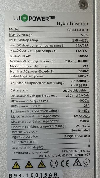 BIẾN TẦN LUXPOWER GEN 6K - Image 2